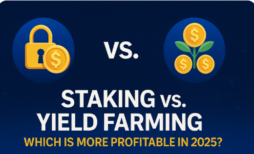 Staking vs Yield Farming – Which Is More Profitable in 2025?